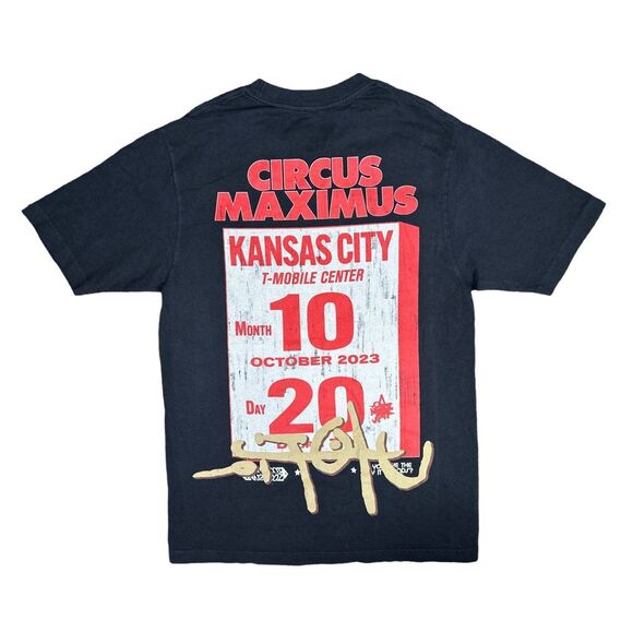 Travis Scott Utopia Circus Maximus 2023 Tour x Kansas City Exclusive Tee Medium - Picture 4 of 6